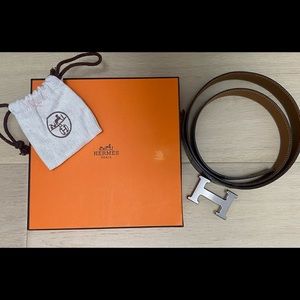 Men’s Hermès Constance belt buckle & Reversible leather strap